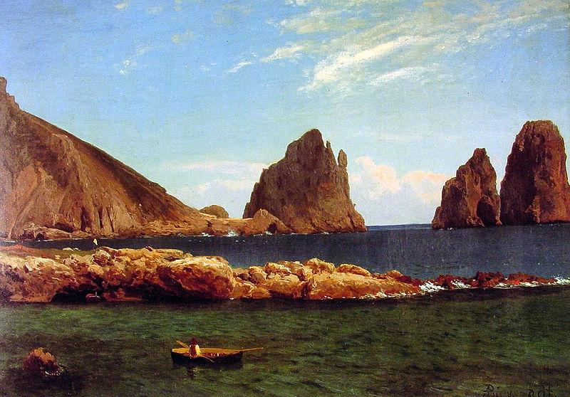 Albert Bierstadt Albert Bierstadt Capri oil painting image
